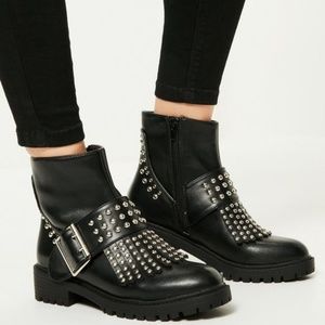 Brand NEW Black Combat/Biker Boots